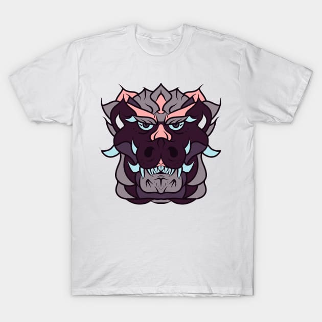 Dragon face T-Shirt by Dutyfresh